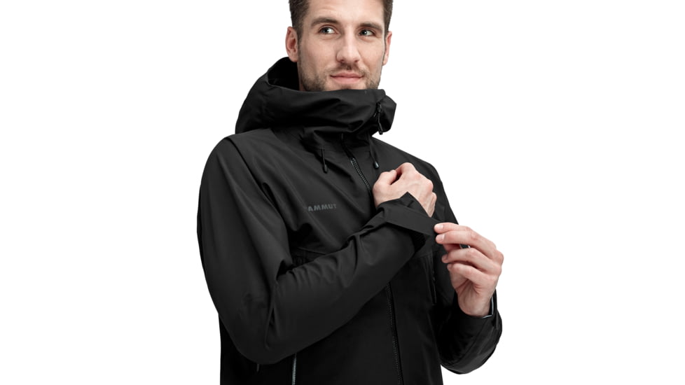 Mammut Crater HS Hooded Jacket - Mens, Black, Small, 1010-27700-0001-113