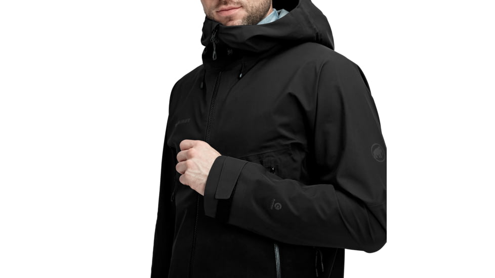 Mammut Crater HS Hooded Jacket - Mens, Black, Small, 1010-27700-0001-113