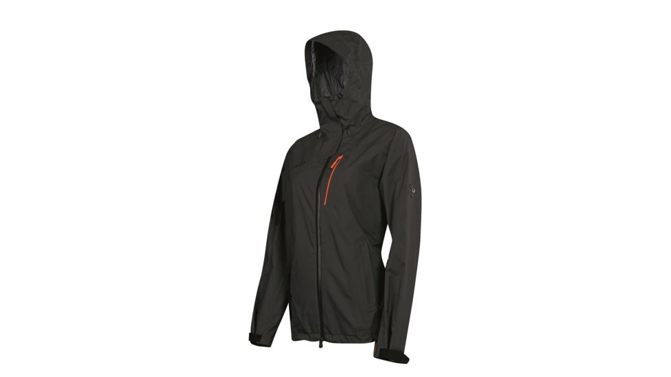 Mammut Crea Jacket - Women's-Graphite/Neon Orange-Small