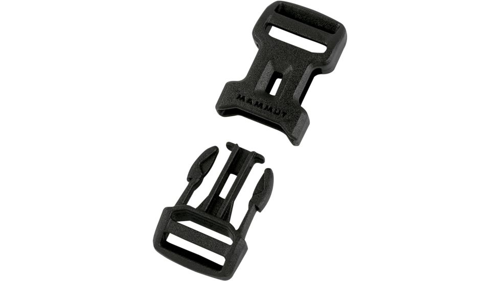Mammut Dual Adjust Side Squeeze Buckle-Black-Small