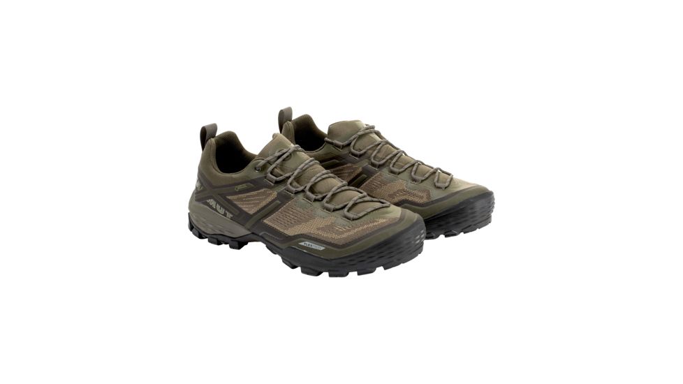 Mammut Ducan Low GTX Backpacking Boots - Mens, Olive/Dark Olive, 9 US, 3030-03520-40084-1080