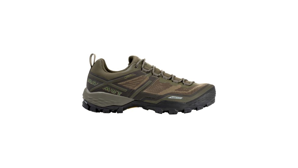 Mammut Ducan Low GTX Backpacking Boots - Mens, Olive/Dark Olive, 9 US, 3030-03520-40084-1080