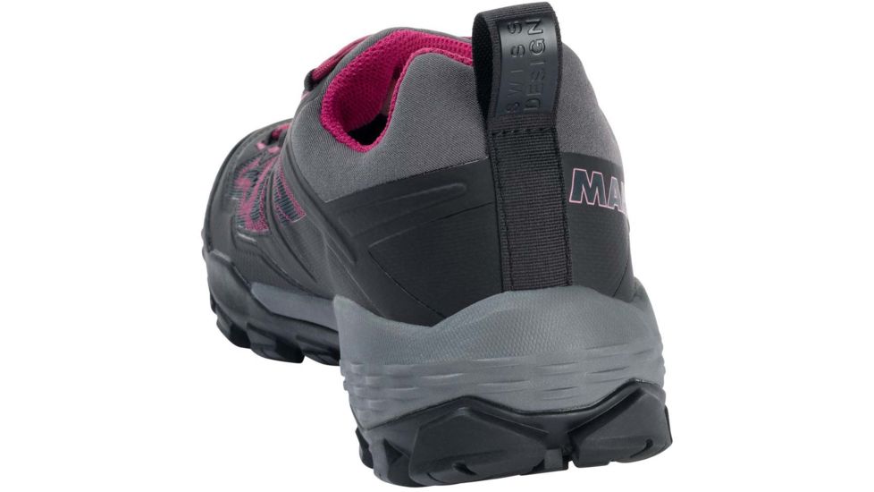 Mammut Ducan Low GTX Backpacking Shoes - Womens, Phantom/Dark Pink, 7 US, 3030-03530-00309-1055