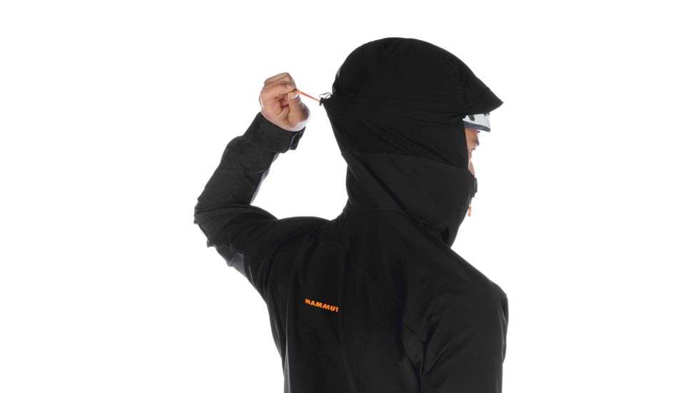 Mammut Eisfeld Light SO Hoody - Men's, Black, Extra Large 1011-00020-0001-116