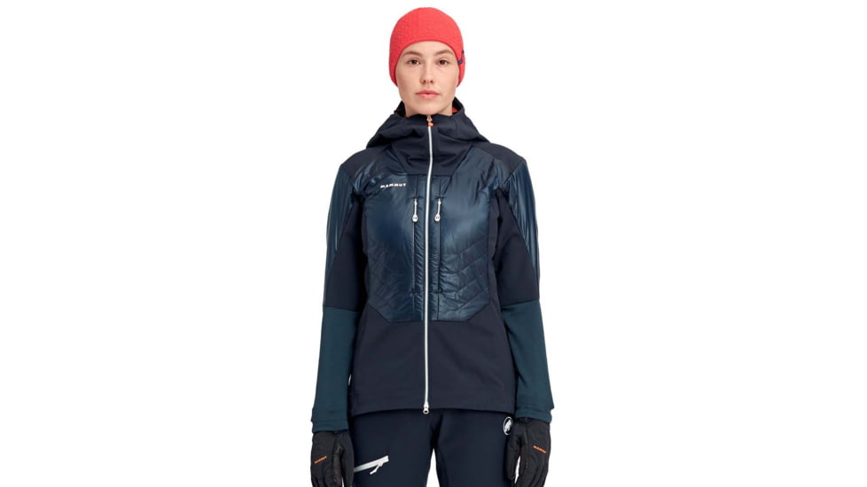 Mammut Eisfeld SO Hybrid Hooded Jacket - Womens, Night, Small, 1011-01270-5924-113