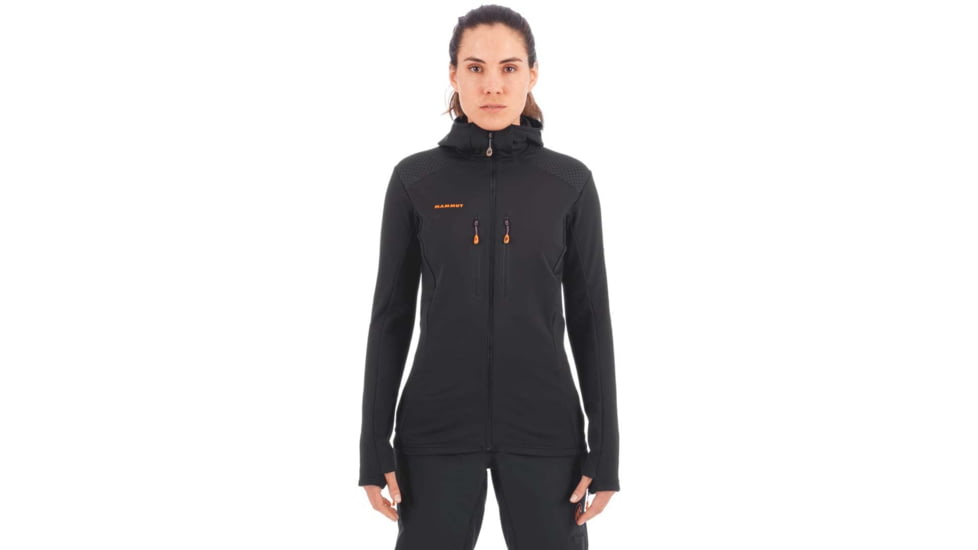 Mammut Eiswand Advanced ML Hooded Jacket - Womens, Black, Medium, 1014-00740-0001-114
