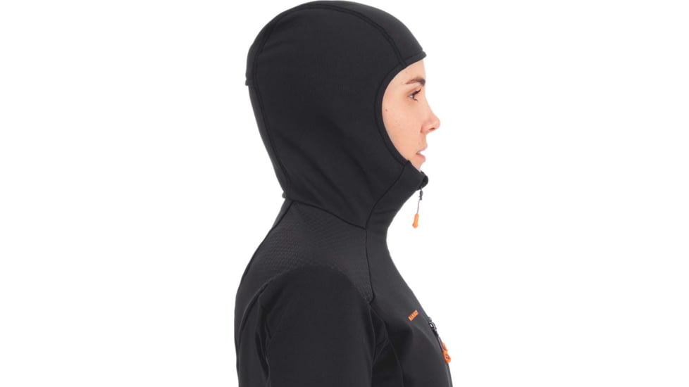 Mammut Eiswand Advanced ML Hooded Jacket - Womens, Black, Medium, 1014-00740-0001-114