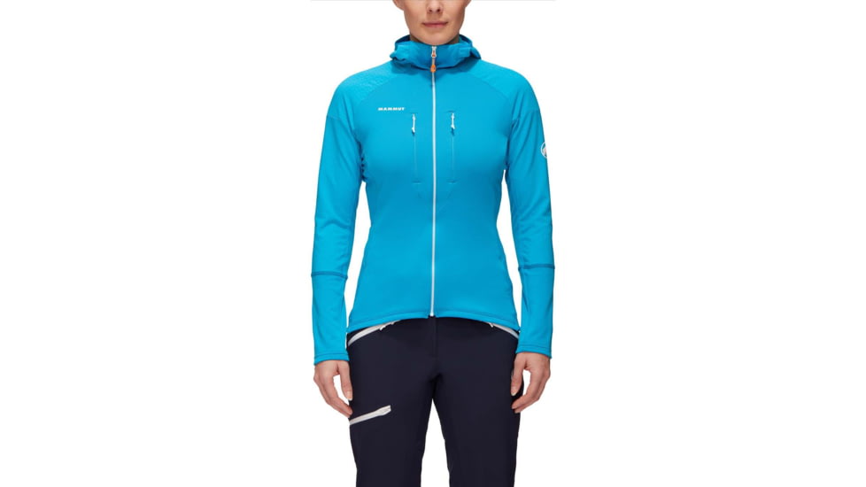 Mammut Eiswand Advanced ML Hooded Jacket - Womens, Sky, Medium, 1014-02330-50383-114