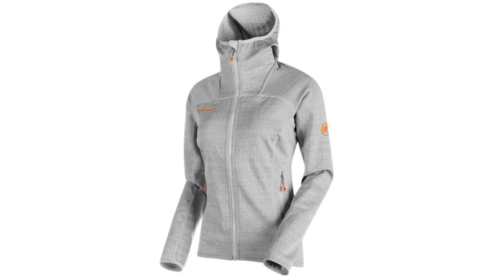 Mammut Eiswand Guide Midlayer Hooded Jacket - Womens, Marble, Small, 1010-25110-00103-113