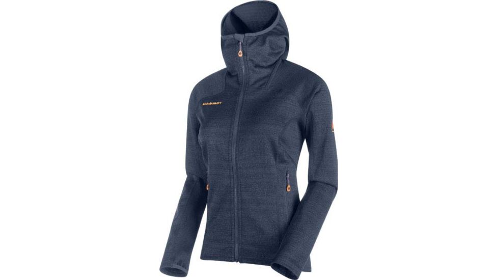 Mammut Eiswand Guide Midlayer Hooded Jacket - Womens, Night, Medium, 1010-25110-5924-114