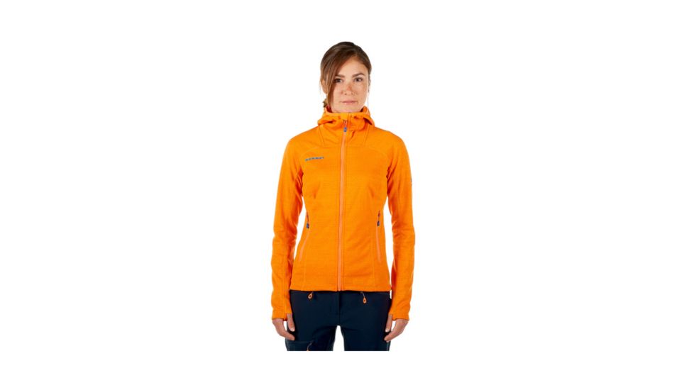 Mammut Eiswand Guide ML Hooded Jacket - Womens, Sunrise, Small 1010-25110-2153-113