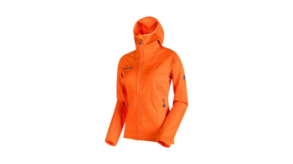 Mammut Eiswand Guide ML Hooded Jacket - Womens, Sunrise, Small 1010-25110-2153-113