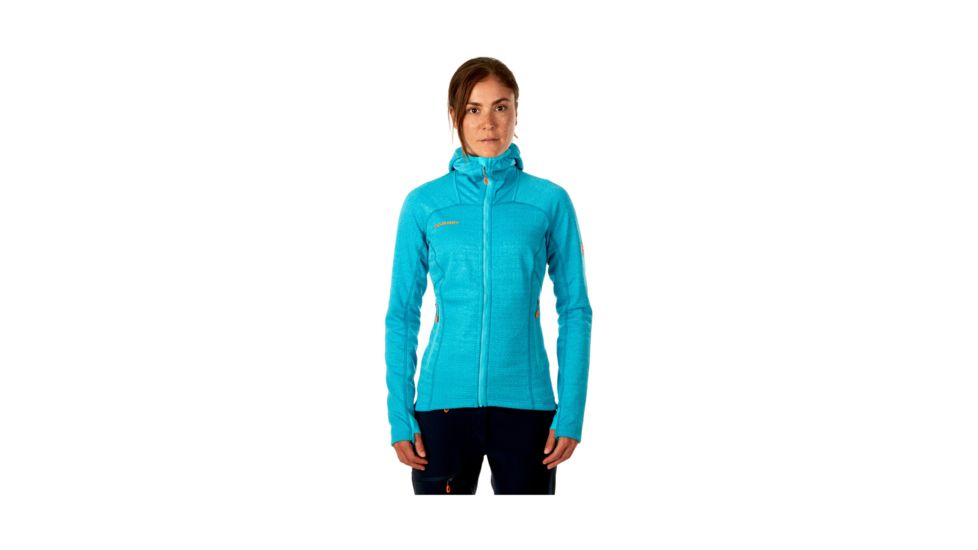 Mammut Eiswand Guide ML Hooded Jacket - Womens, Arctic, Medium 1010-25110-5205-114