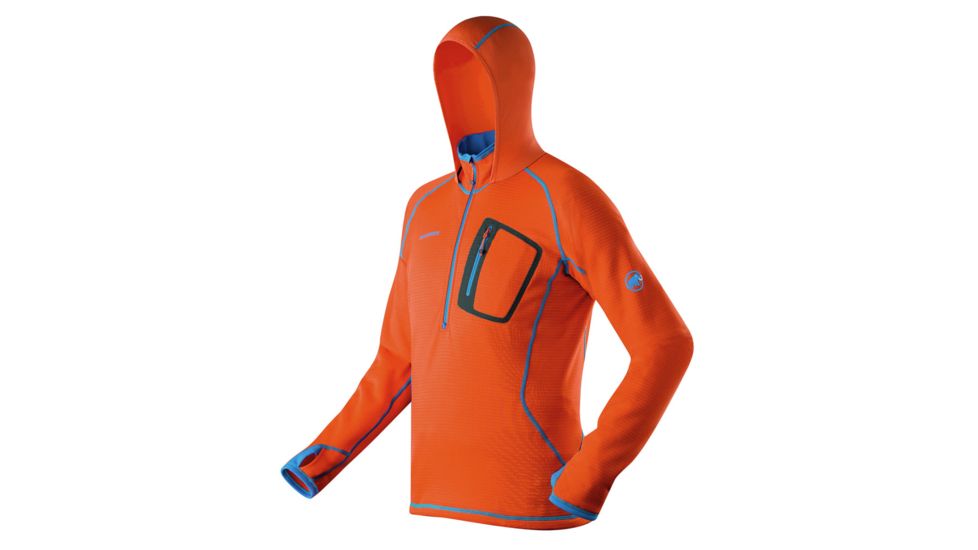 Mammut Eiswand Pull Fleece - Men's-Small-Orange