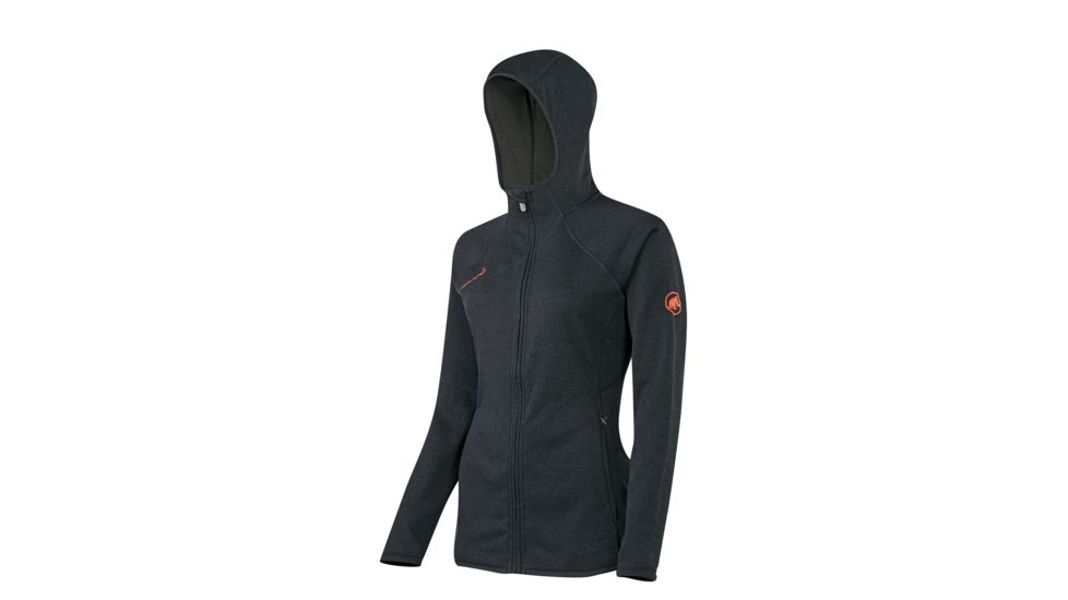 Mammut Get Away Hooded Jacket - Women's -Graphite Melange-X-Small