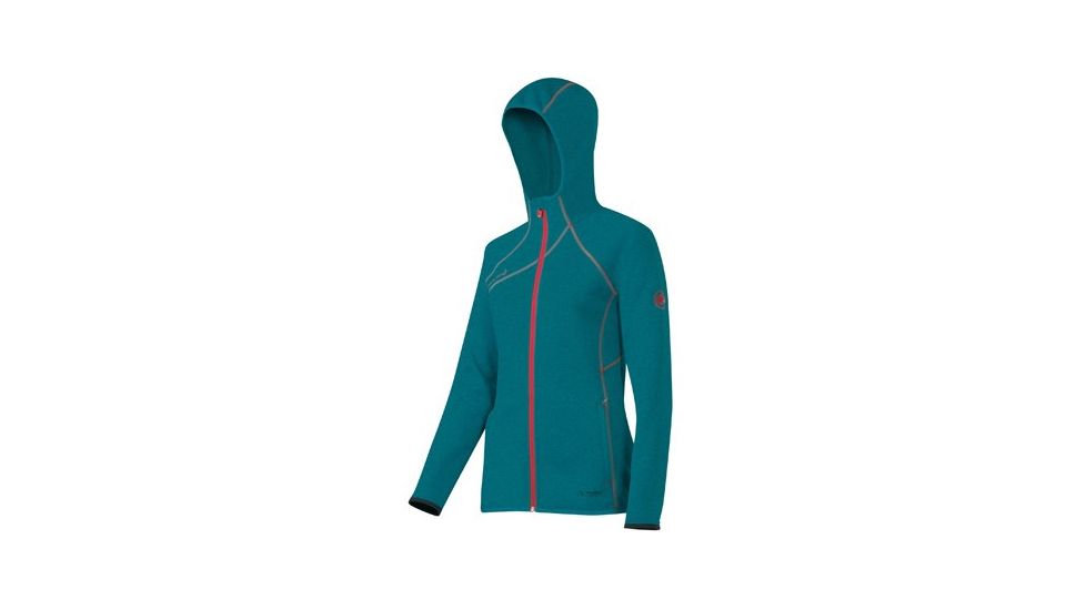 Mammut Get Away Hooded Jacket - Women's -Pacific Melange-X-Small