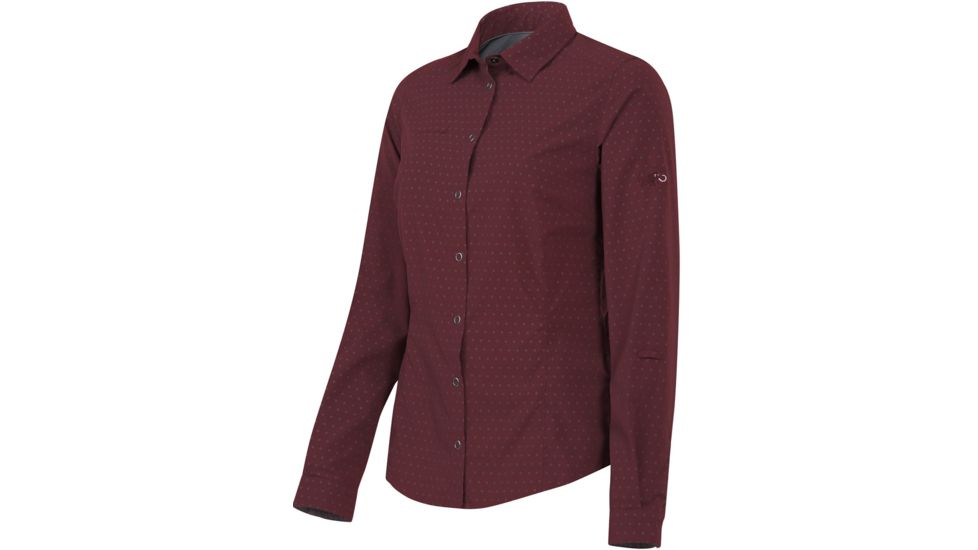 Mammut Glider Shirt Long - Womens-Barolo-Large