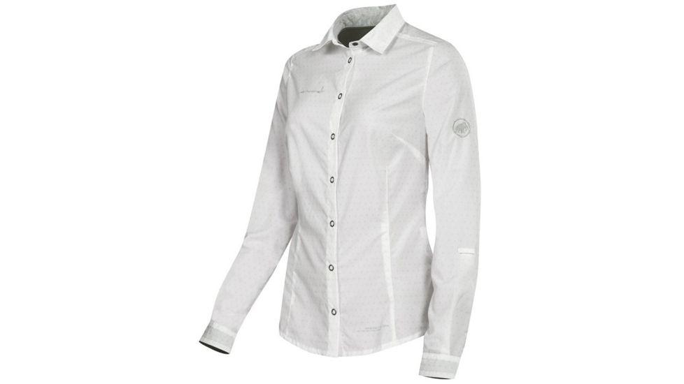 Mammut Glider Shirt Long - Womens-White-X-Small