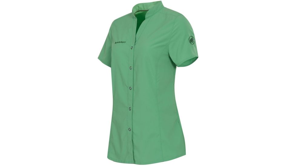 Mammut Glider Short Sleeve Shirt - Womens-Artichoke-Medium