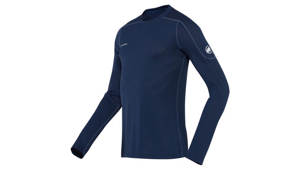 Mammut Go Dry Longsleeve - Men's-Dark Ensign-Small