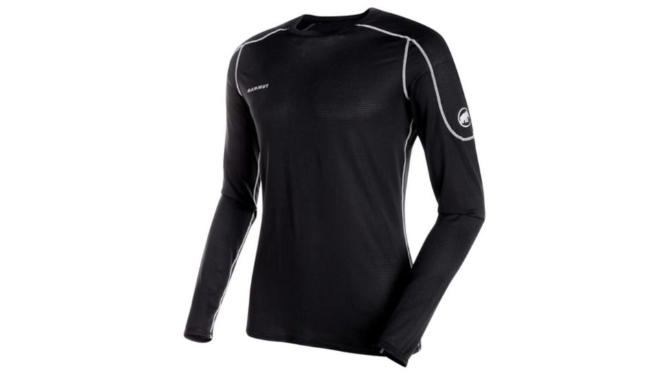 Mammut Go Dry Longsleeve - Men's-Black-XX-Large