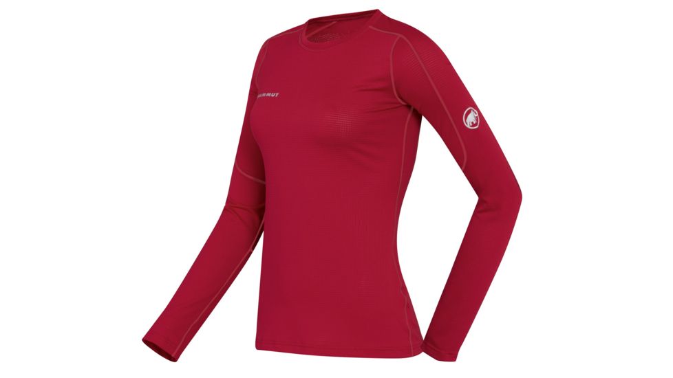 Mammut Go Dry Longsleeve - Women's-Claret-X-Small