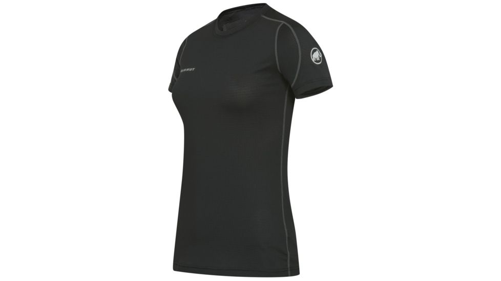 Mammut Go Dry T-Shirt - Women's-Black-X-Large