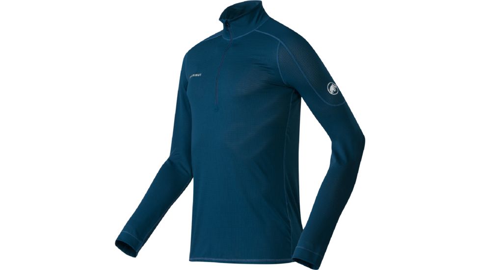 Mammut Go Dry Zip Longsleeve - Men's-Orion-Small