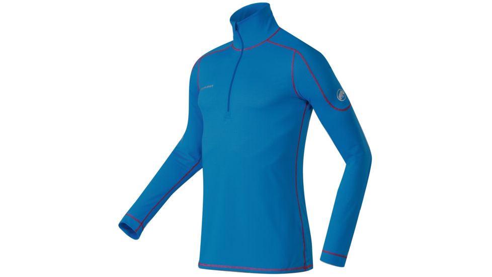 Mammut Go Dry Zip Longsleeve - Mens-Imperial-Large