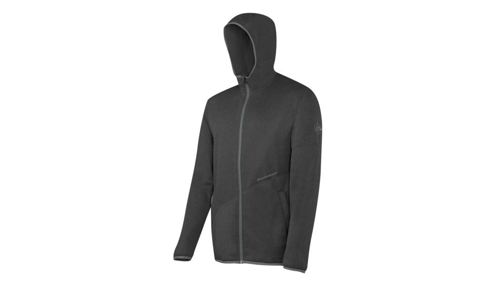 Mammut Go-Far Hooded Jacket - Men's-Graphite Melange-X-Large