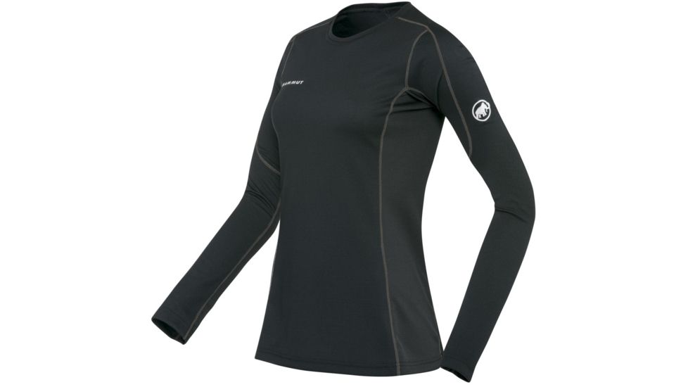 Mammut Go Warm Longsleeve - Womens-Black-Large