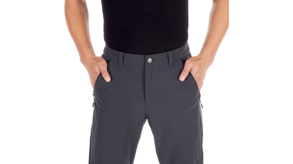 Mammut Hiking Pants - Men's, 36 in Waist, Regular Inseam, Black, 1022-00880-0001-52-10