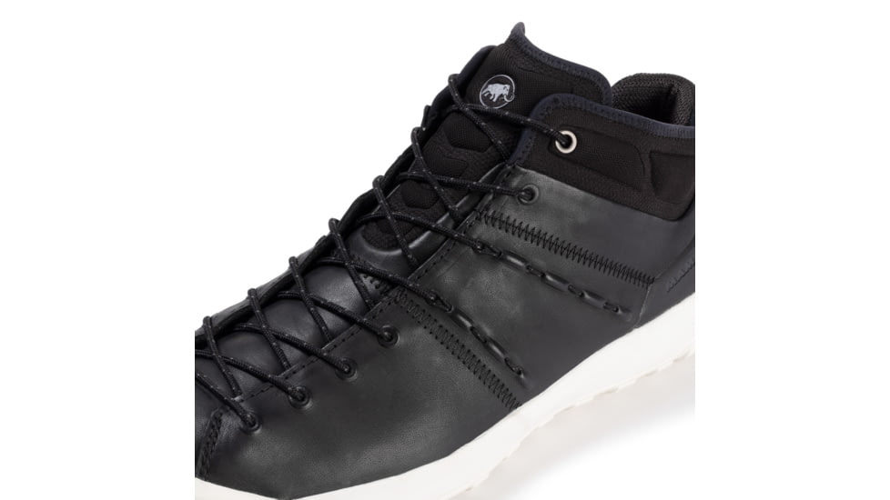 Mammut Hueco Advanced Mid Approach Shoes - Mens, Black/Bright White, 13 US, 3020-06330-00226-1200