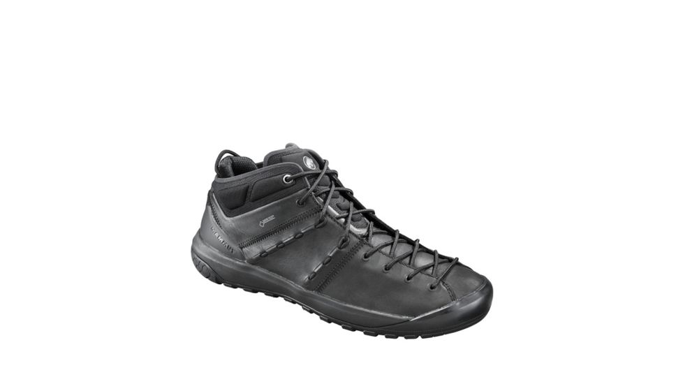 Mammut Hueco Advanced Mid GTX Approach Shoes - Mens, Black-Black, US 12.5, 3020-06090-0052-1115
