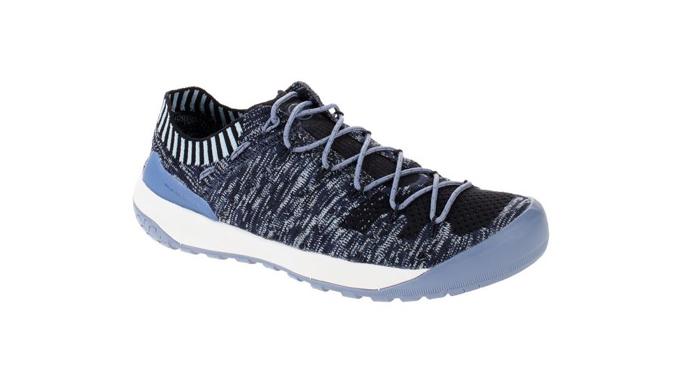 Mammut Hueco Knit Low Approach Shoe - Womens, Black/Dark Zen, 8.5, 3020-06200-00292-1070