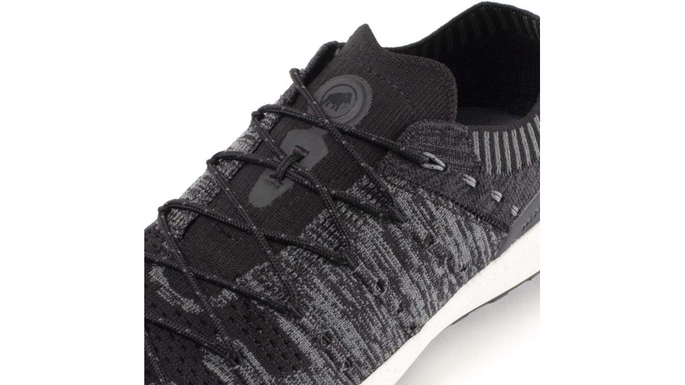 Mammut Hueco Knit Low Approach Shoes - Mens, Black/Titanium, 9.5 US, 3020-06190-0486-1085