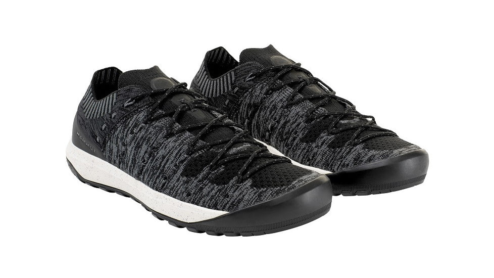 Mammut Hueco Knit Low Shoes, Black/Titanium, 7.5, 3020-06190-0486-1065