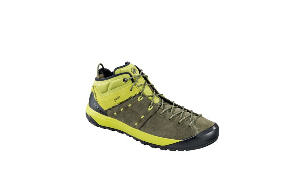 Mammut Hueco Mid GTX Approach Shoes - Mens, Iguana-Dark Citron, US 8, 3020-06150-40057-1070