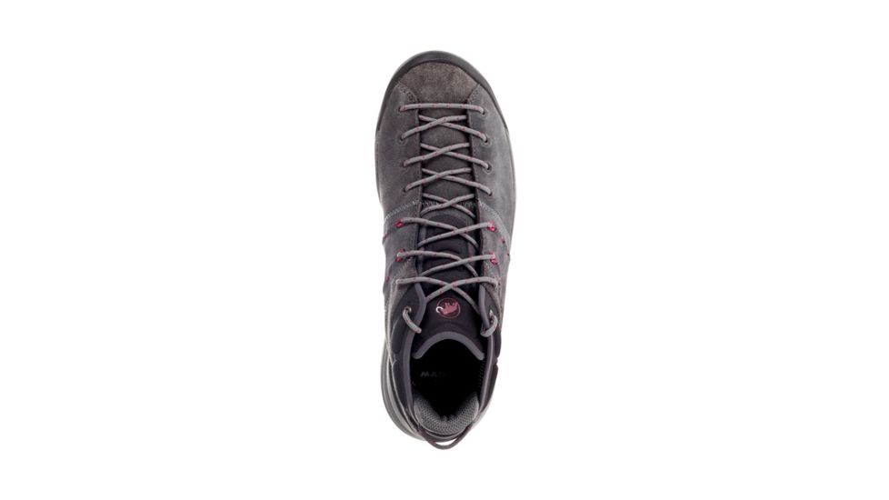 Demo, Mammut Women's Hueco Mid GTX MUSTER Shoes, Graphite - Beet, 7, 305000071002081000-DEMO