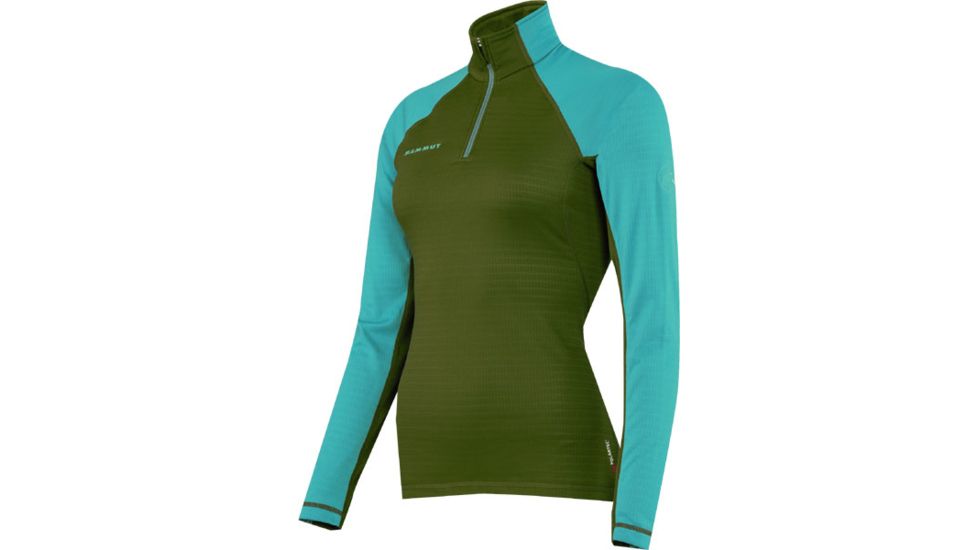 Mammut Illiniza Zip Pull - Women's-Mangrove/Carribean-Small