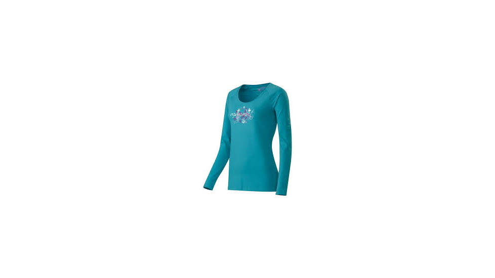 Mammut Kaska Longsleeve Women-Ocean/Viola-Small