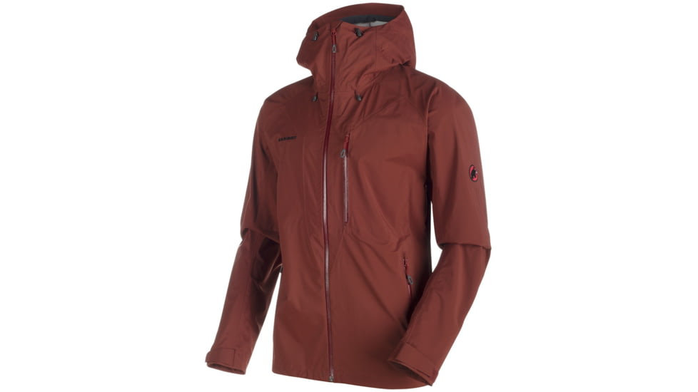 Mammut Kento HS Hooded Jacket - Men's, Maroon, Medium, 377494
