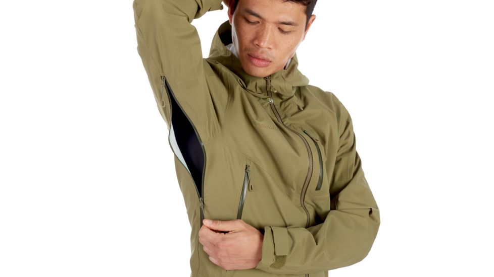 Mammut Kento HS Hooded Jacket - Men's, Olive, Large, 1010-26830-4072-115