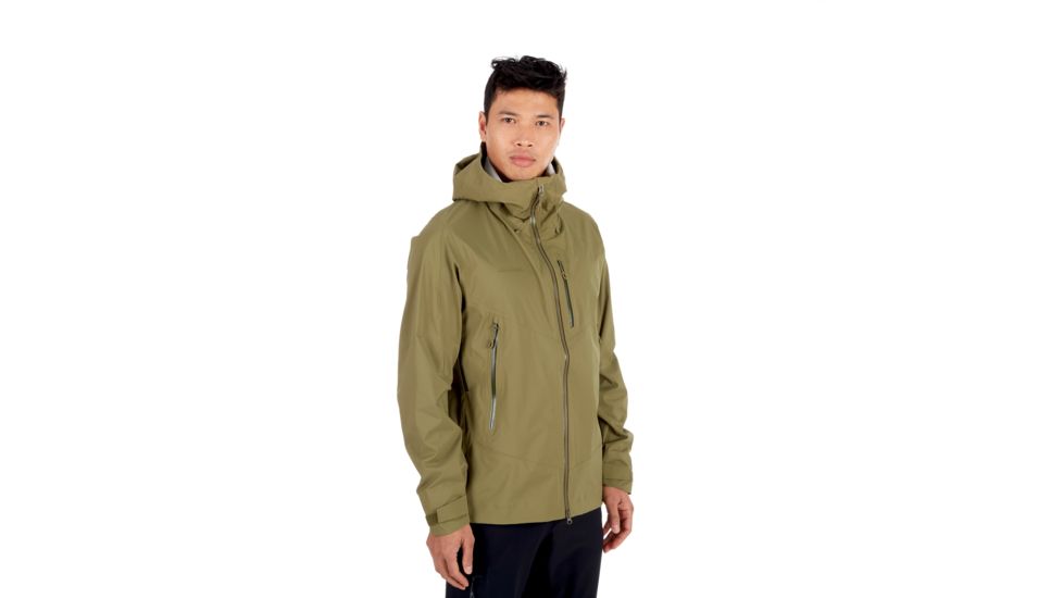Mammut Kento HS Hooded Jacket - Men's, Olive, Large, 1010-26830-4072-115