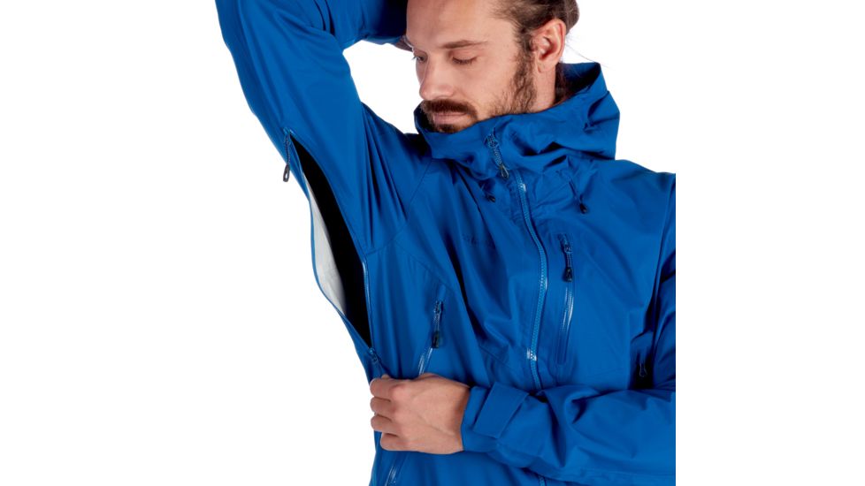 Mammut Kento HS Hooded Jacket - Men's, Surf, Large, 1010-26830-50139-115