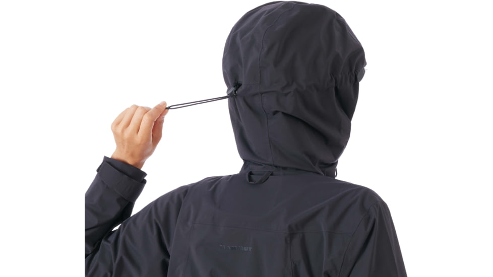 Mammut Kento HS Hooded Jacket - Womens, Black, Extra Large, 1010-26840-0001-116