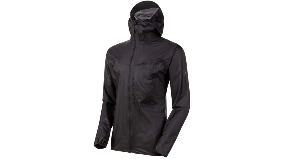 Mammut Kento Light Hooded Jacket - Mens, Black, Small, 1010-27760-0001-113