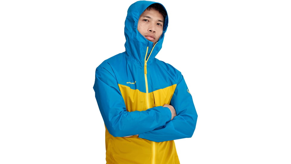 Mammut Kento Light HS Hooded Jacket - Mens, Freesia/Gentian, 2XL, 1010-27760-1261-117