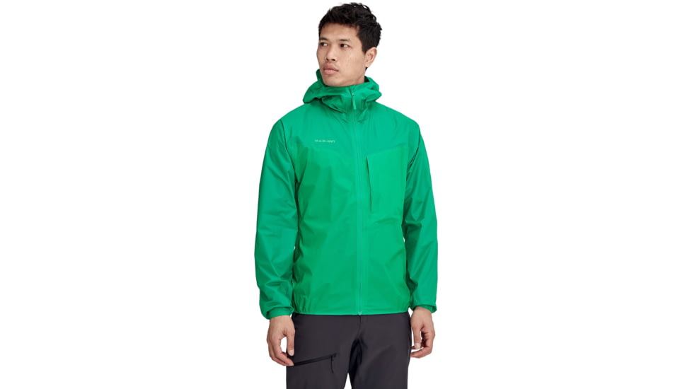 Mammut Kento Light HS Hooded Jacket - Mens, Light Emerald/Dark Light Emerald, Medium, 1010-27760-40113-114