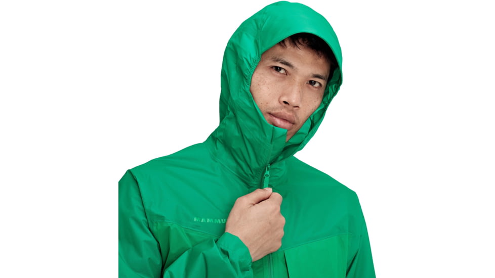 Mammut Kento Light HS Hooded Jacket - Mens, Light Emerald/Dark Light Emerald, Medium, 1010-27760-40113-114